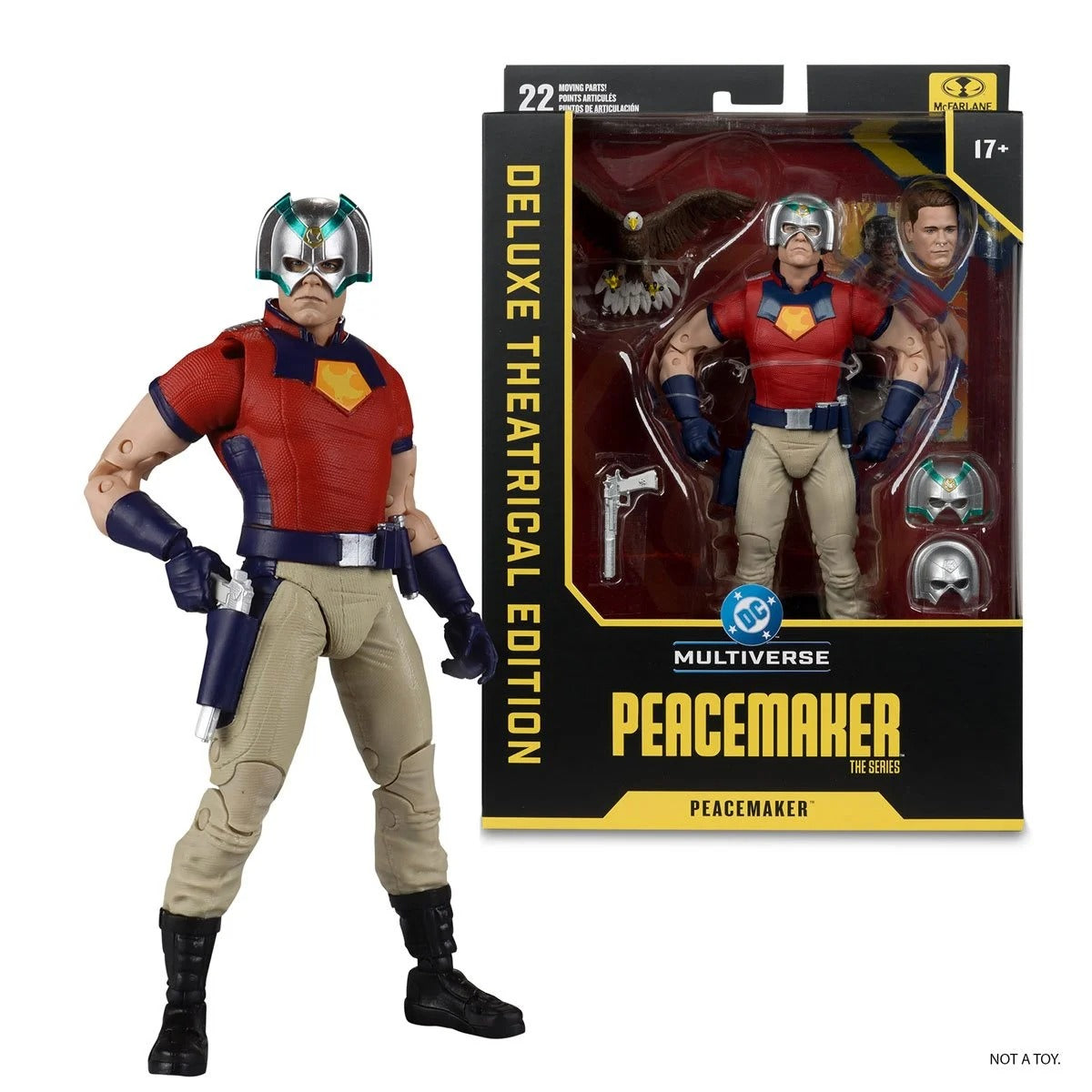 DC Multiverse Deluxe Theatrical Edition Wave 2 Peacemaker: The Series Peacemaker 7-Inch Scale Action Figure - Action