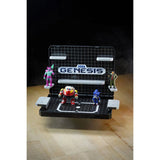 Console Heroes Sega Genesis Supervillain Boss Bundle Playset with Cartridge Storage Tray - Action Figures