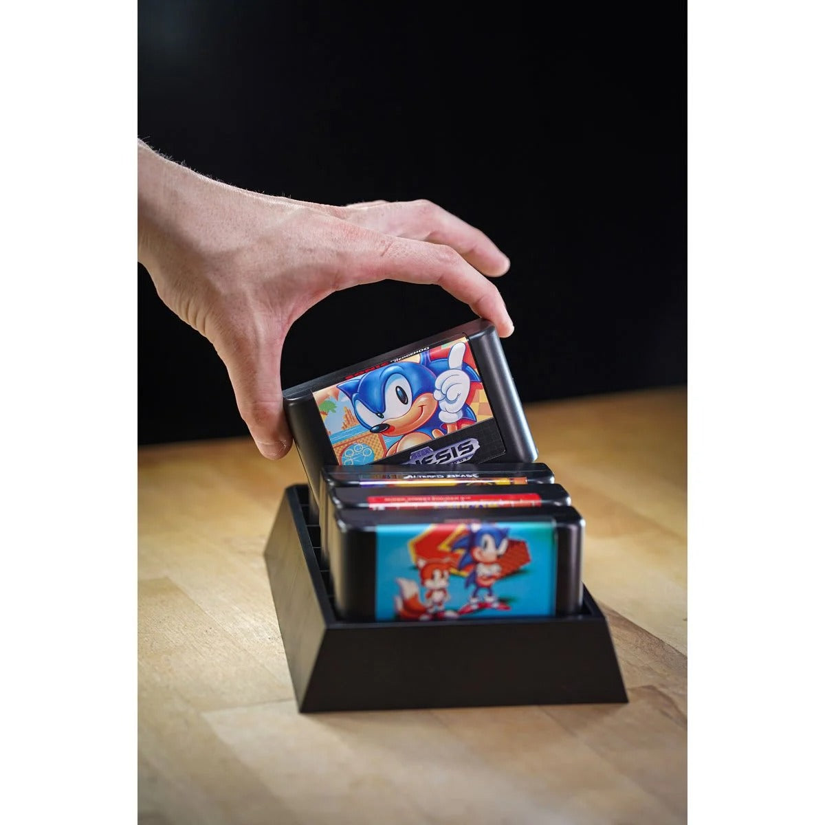 Console Heroes Sega Genesis Supervillain Boss Bundle Playset with Cartridge Storage Tray - Action Figures
