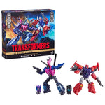 Transformers Age of The Primes Wreck ’n Doom Collection Topspin vs Spinister 2-Pack - Action Figures