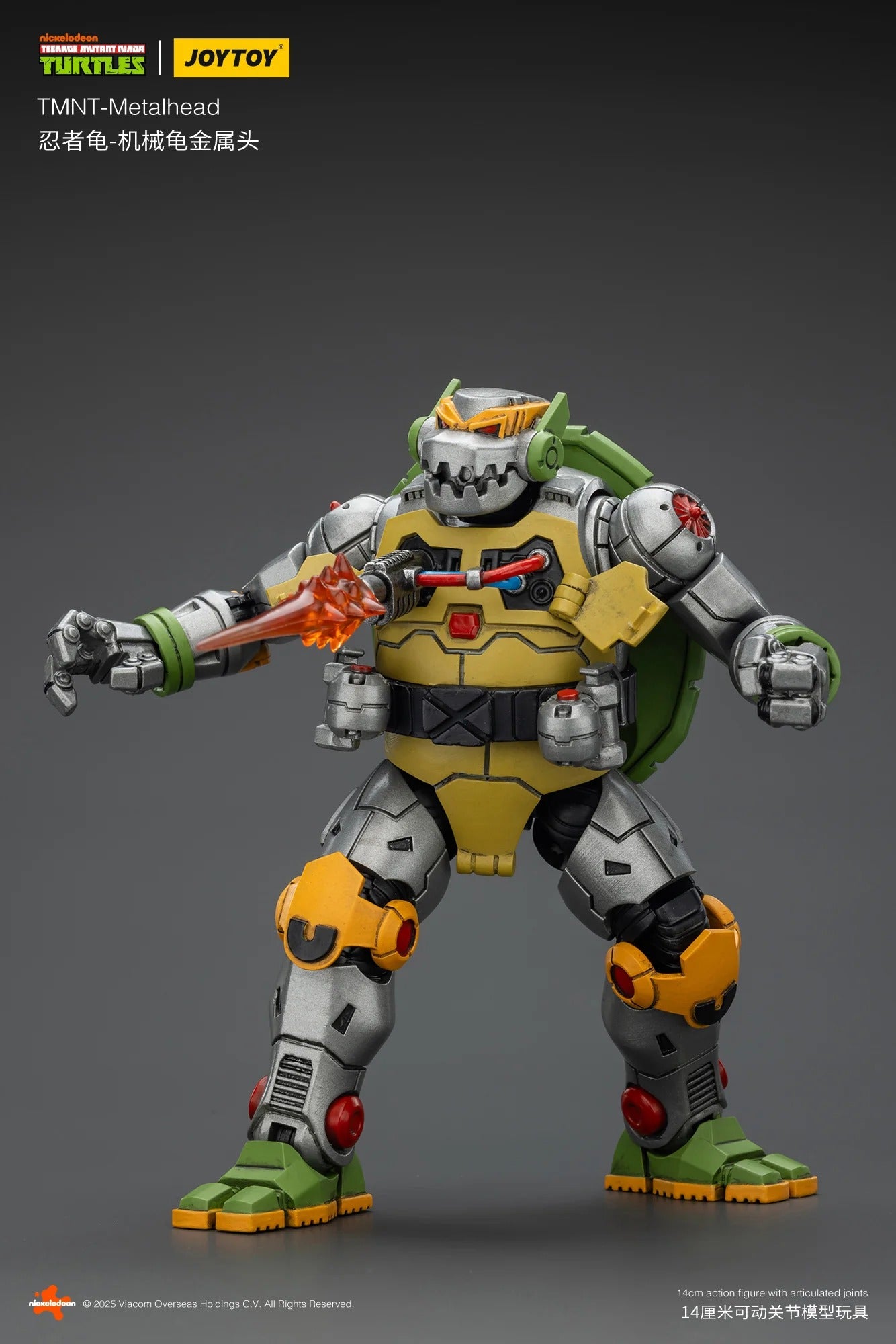 Joy Toy Teenage Mutant Ninja Turtles Metalhead (1:18 Scale) - Action Figures