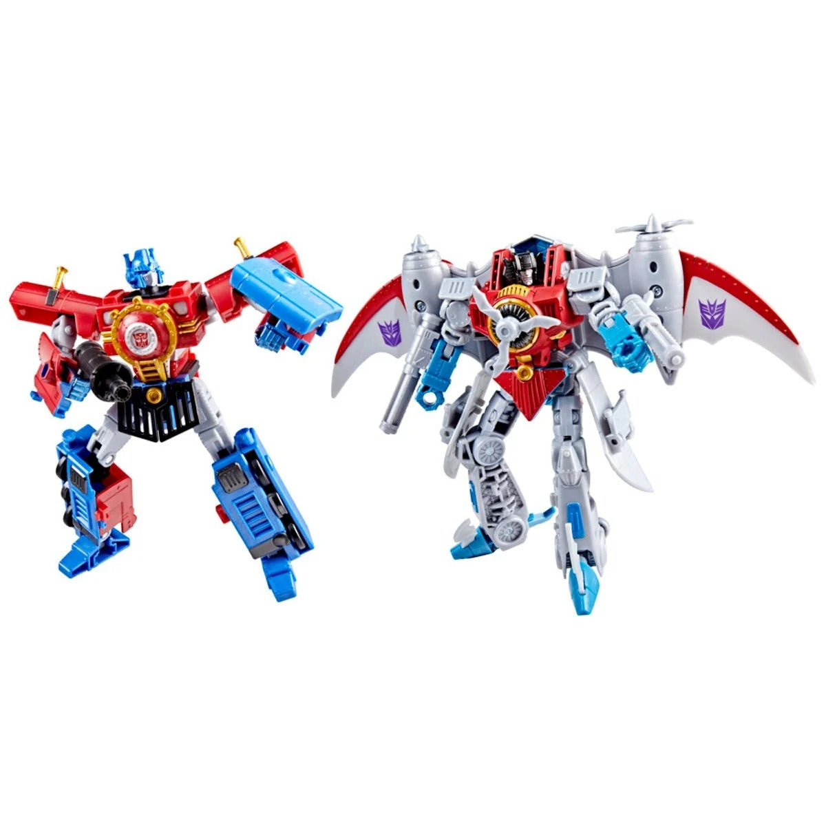 Transformers Timelines Hearts of Steel Comic Edition Optimus Prime and Starscream - Action Figures