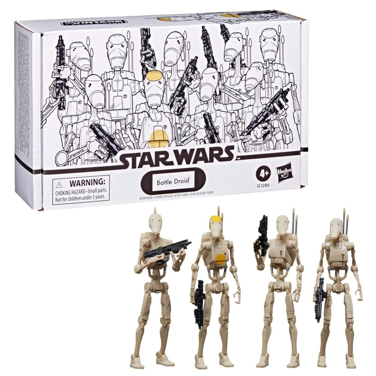 Star Wars The Vintage Collection Battle Droid 4-Pack - Action Figures