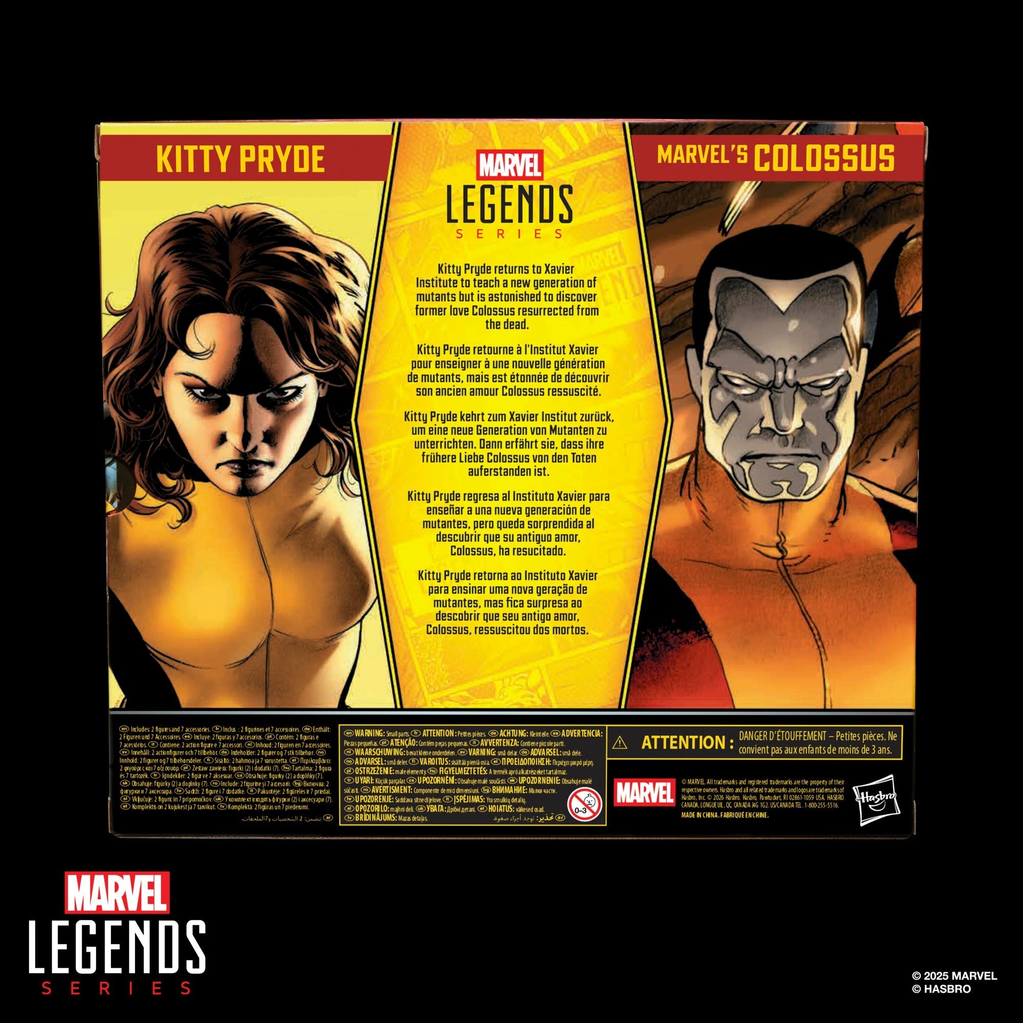 Marvel Legends Series Astonishing X-Men Kitty Pryde & Colossus 2-Pack - Action Figures