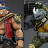 Joy Toy Teenage Mutant Ninja Turtles 1:18 Scale Rocksteady (Re-Issue)