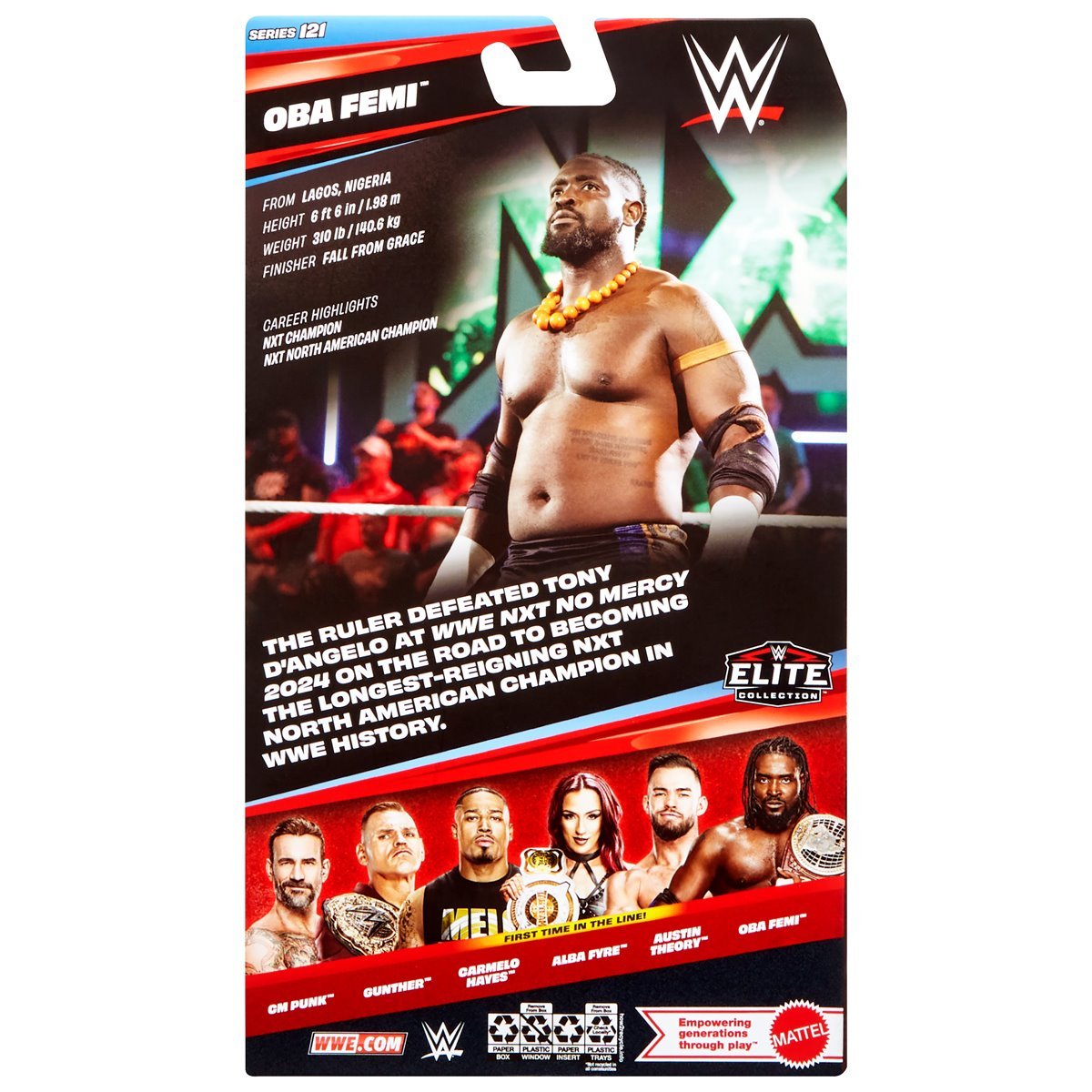 WWE Elite Series 121 Oba Femi - Action Figures