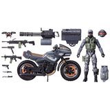 G.I. Joe Classified #127 Exclusive Night Force Jason "Shockwave" Faria & Night Pursuit Cycle