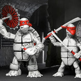 NECA Teenage Mutant Ninja Turtles Mirage Black & White First Turtles 2-Pack