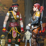 NECA Teenage Mutant Ninja Turtles Casey Marie with Baby Odyn & Uno (The Last Ronin- The Lost Years)