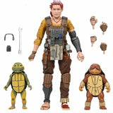 NECA Teenage Mutant Ninja Turtles Grammy April with Baby Yi & Moja (The Last Ronin- The Lost Years)