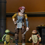 NECA Teenage Mutant Ninja Turtles Grammy April with Baby Yi & Moja (The Last Ronin- The Lost Years)