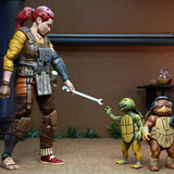 NECA Teenage Mutant Ninja Turtles Grammy April with Baby Yi & Moja (The Last Ronin- The Lost Years)