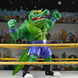 NECA Teenage Mutant Ninja Turtles Stump Wrestling Leatherhead (Archie Comics)