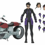 NECA Teenage Mutant Ninja Turtles Casey Marie with Motorcycle (The Last Ronin)