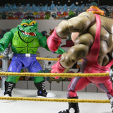 NECA Teenage Mutant Ninja Turtles Stump Wrestling Leatherhead (Archie Comics)