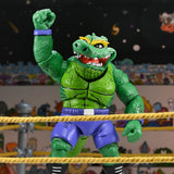 NECA Teenage Mutant Ninja Turtles Stump Wrestling Leatherhead (Archie Comics)