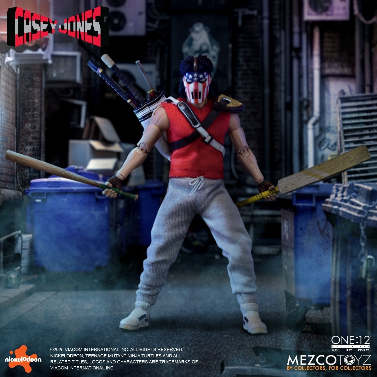 Teenage Mutant Ninja Turtles Mezco One:12 Collective Casey Jones - Action Figures