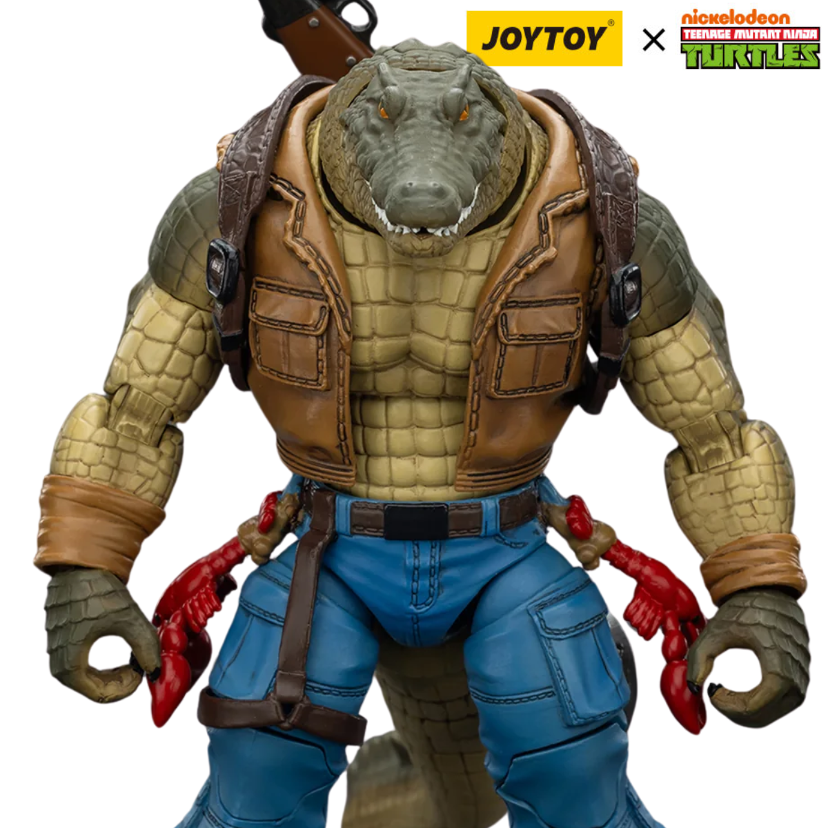 Joy Toy Teenage Mutant Ninja Turtles Leatherhead (1:18 Scale) - Action Figures